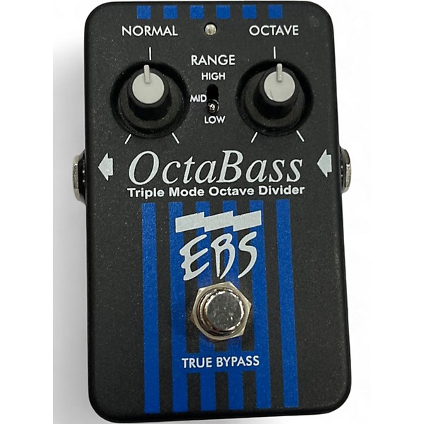 Used EBS Octabass Triple Mode Bass Octave Divider Bass Effect Pedal