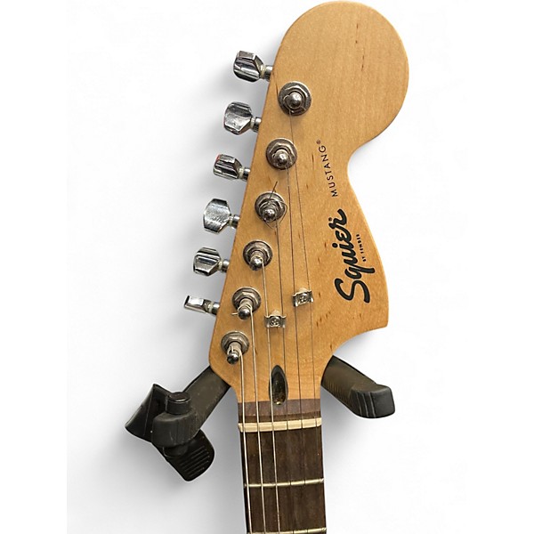 Used Squier Bullet Mustang HH Surf Green Solid Body Electric Guitar