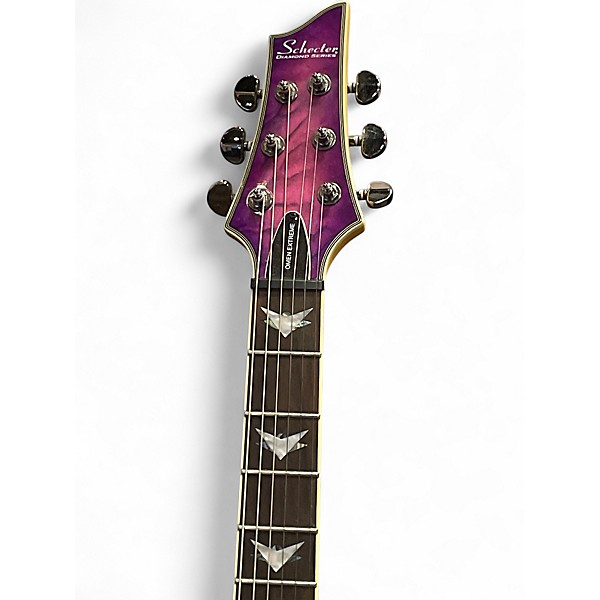 Used Schecter Guitar Research Omen Extreme 6 Trans Pink Solid Body Electric Guitar