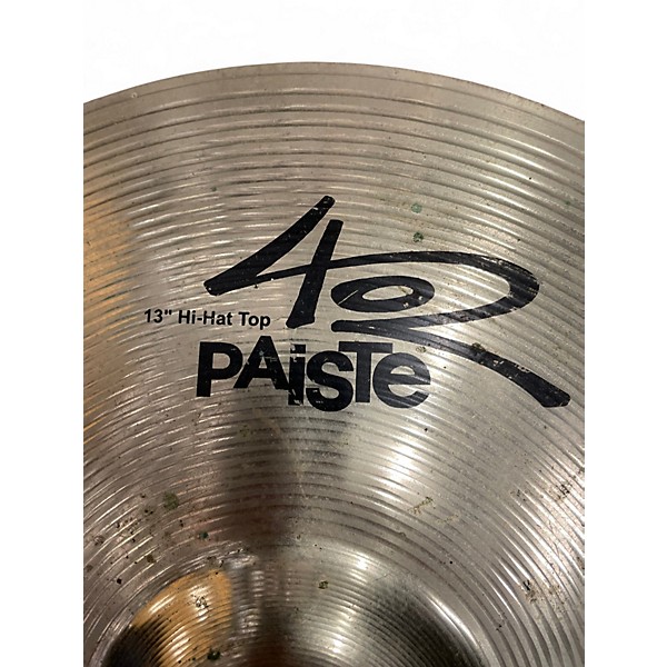 Used Paiste 13in FORMULA 402 HI-HAT PAIR Cymbal