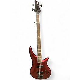 Used Jackson X Series Spectra Candy Apple Red Metallic Electric Bass Guitar