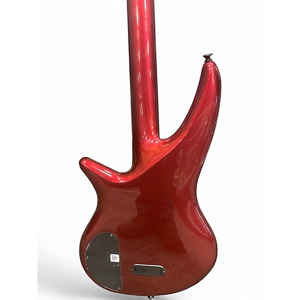 Used Jackson X Series Spectra Candy Apple Red Metallic Electric Bass Guitar