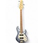 Used Sterling by Music Man Ray5 5 String Trans Blue Electric Bass Guitar