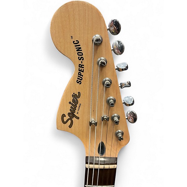 Used Squier PARANORMAL SUPER SONIC GRAPHITE Solid Body Electric Guitar