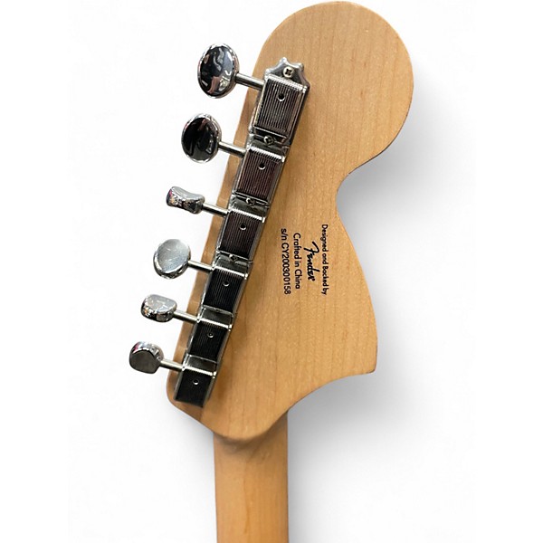 Used Squier PARANORMAL SUPER SONIC GRAPHITE Solid Body Electric Guitar