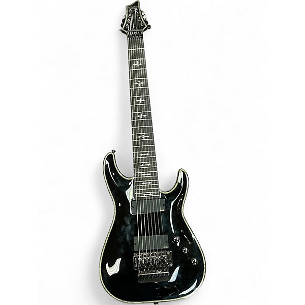 Used Schecter Guitar Research Hellraiser C8 Special 8 String Black Solid Body Electric Guitar