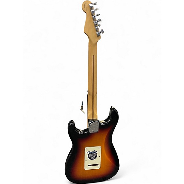 Used 2004 Fender american deluxe 50th anniversary stratocaster 3 Tone Sunburst Solid Body Electric Guitar