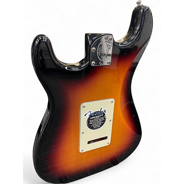 Used 2004 Fender american deluxe 50th anniversary stratocaster 3 Tone Sunburst Solid Body Electric Guitar