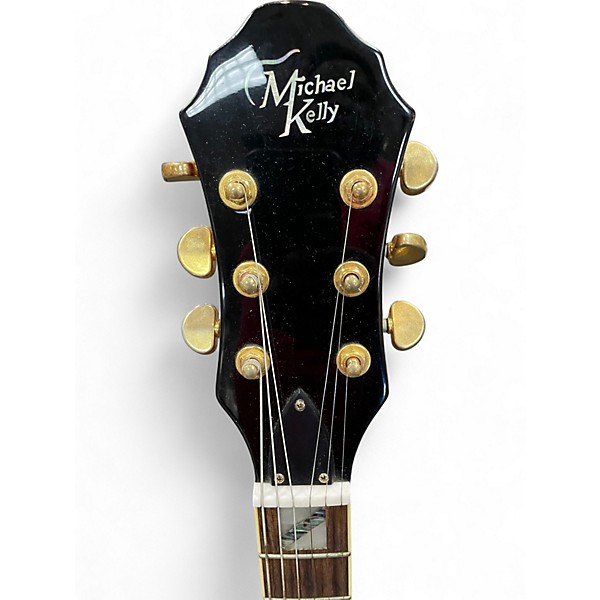 Used Michael Kelly Deuce Crimson Red Trans Hollow Body Electric Guitar