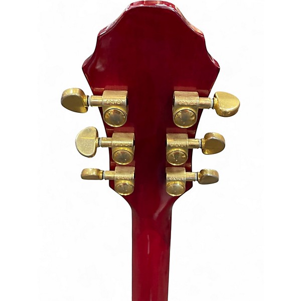 Used Michael Kelly Deuce Crimson Red Trans Hollow Body Electric Guitar