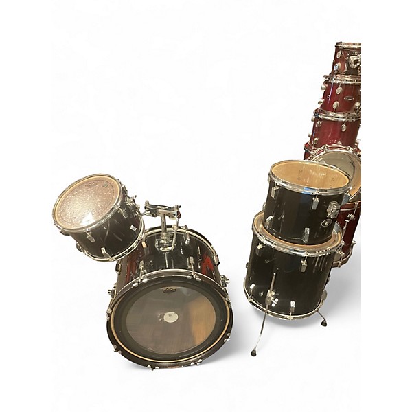 Used TAMA 4 Piece Swingstar Black Drum Kit