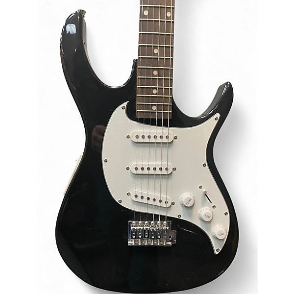 Used Burswood doublecut Black Solid Body Electric Guitar