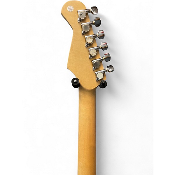 Used Burswood doublecut Black Solid Body Electric Guitar