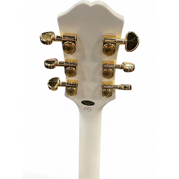 Used Epiphone LES PAUL CUSTOM Alpine White Solid Body Electric Guitar