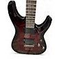 Used Schecter DEMON 6 Crimson Red Burst Solid Body Electric Guitar