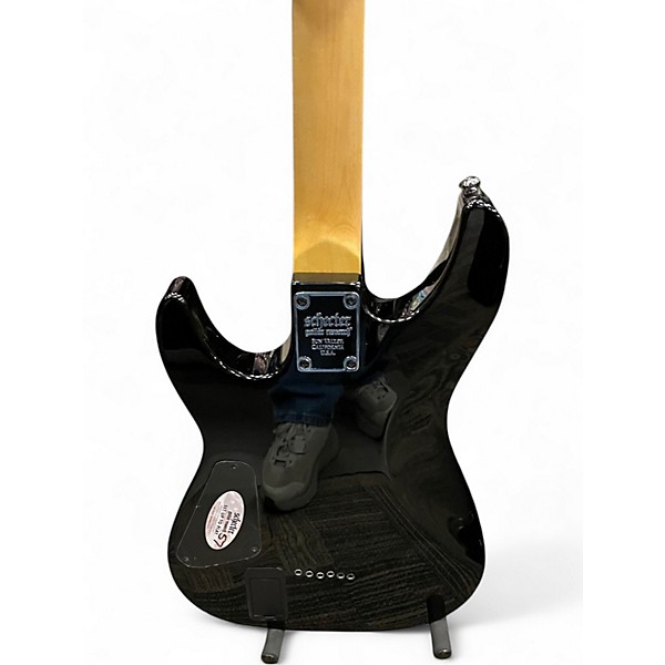 Used Schecter DEMON 6 Crimson Red Burst Solid Body Electric Guitar