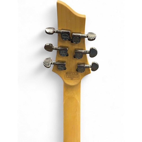 Used Schecter DEMON 6 Crimson Red Burst Solid Body Electric Guitar