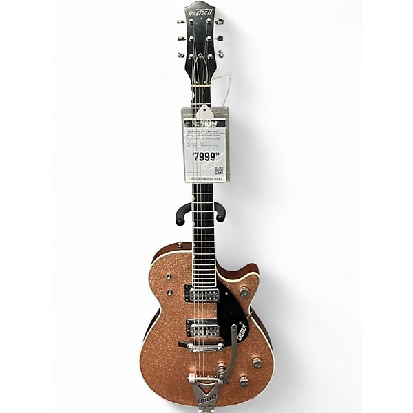 Used Gretsch Guitars Masterbuilt Custom Stephen Stern Duo Jet Champagne Sparkle Solid Body Electric Guitar