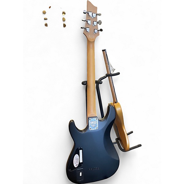 Used Schecter Guitar Research Demon 6 Black Solid Body Electric Guitar