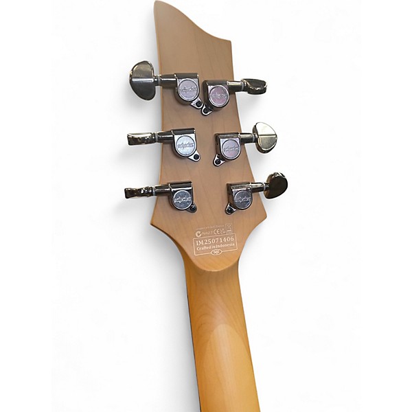 Used Schecter Guitar Research Demon 6 Black Solid Body Electric Guitar