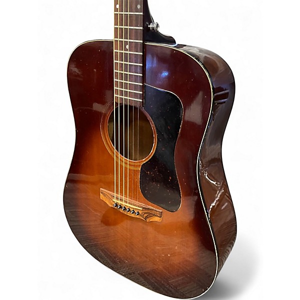 Used Guild D25 3 Color Sunburst Acoustic Guitar