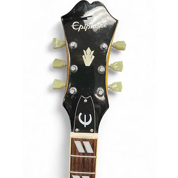 Used Epiphone ES295 Metallic Gold Hollow Body Electric Guitar