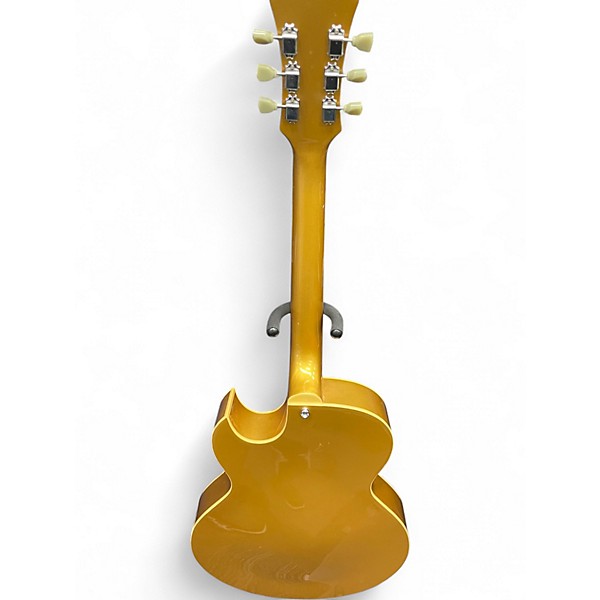 Used Epiphone ES295 Metallic Gold Hollow Body Electric Guitar