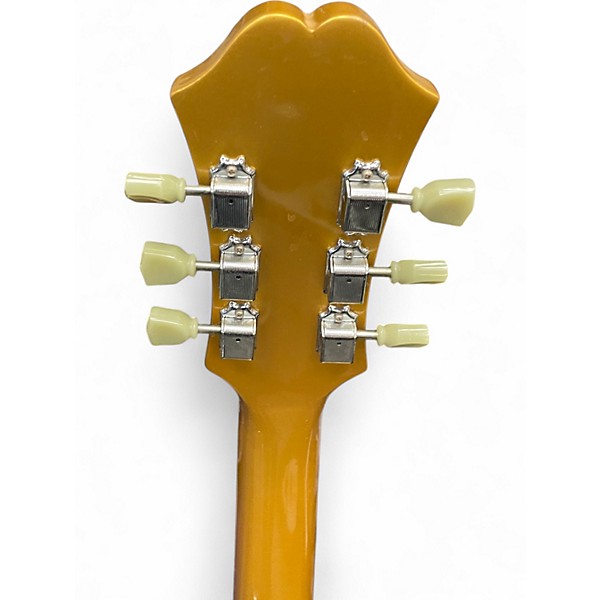 Used Epiphone ES295 Metallic Gold Hollow Body Electric Guitar