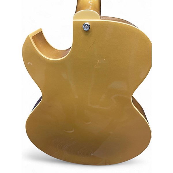 Used Epiphone ES295 Metallic Gold Hollow Body Electric Guitar