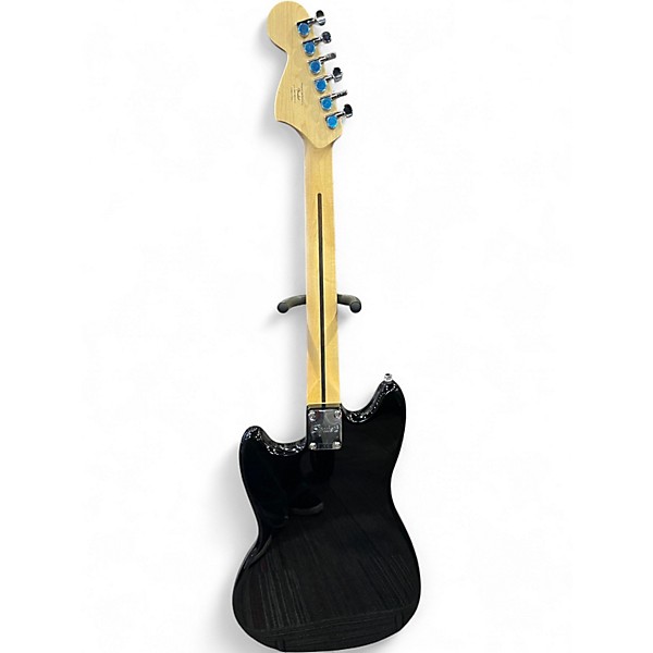 Used Squier MUSTANG Black Solid Body Electric Guitar