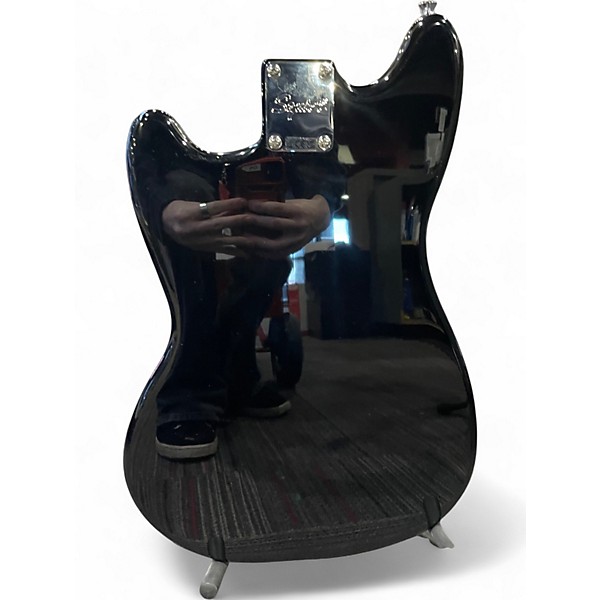 Used Squier MUSTANG Black Solid Body Electric Guitar
