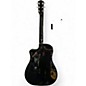 Used Fender CD60SCE DREADNOUGHT Black Acoustic Electric Guitar