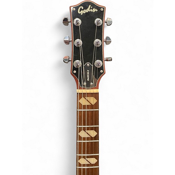 Used Godin radium-x Natural Solid Body Electric Guitar