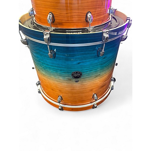 Used Mapex 5 Piece Armory Ocean Sunset Drum Kit