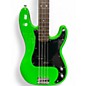 Used Squier limited edition sonic precision bass lime green Electric Bass Guitar
