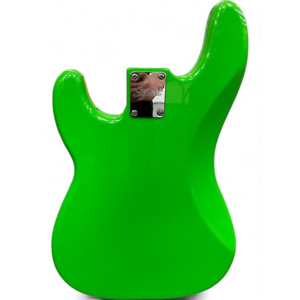 Used Squier limited edition sonic precision bass lime green Electric Bass Guitar