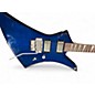 Used Jackson KELLY KE3 (REPLACED PICKUPS EMG 81/60) Blue Solid Body Electric Guitar
