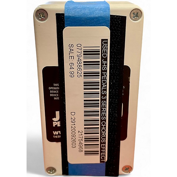 Used JHS Pedals 3 Series Chorus Effect Pedal