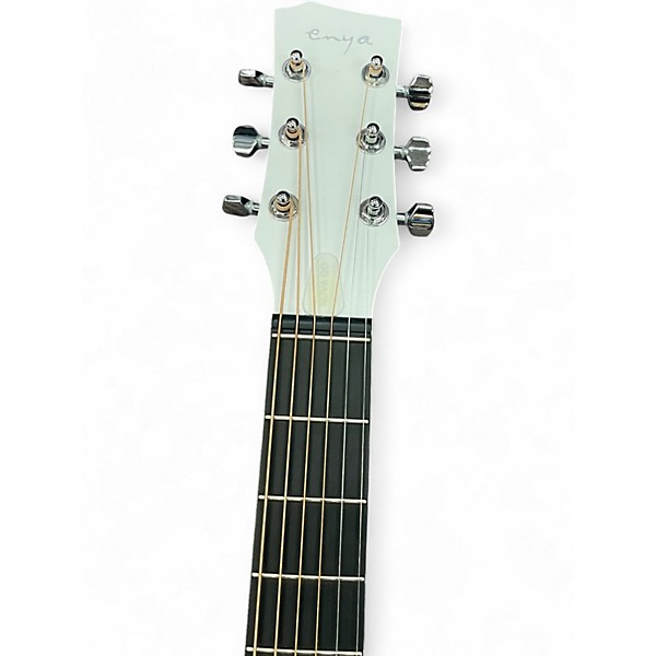 Used Enya NOVA Alpine White Acoustic Guitar