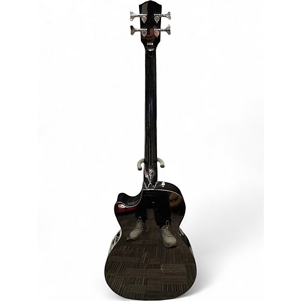 Used Fender CB60SCE Black Acoustic Bass Guitar