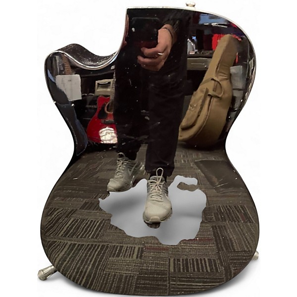 Used Fender CB60SCE Black Acoustic Bass Guitar