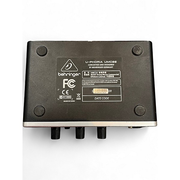 Used Behringer U-Phoria UMC22 Audio Interface