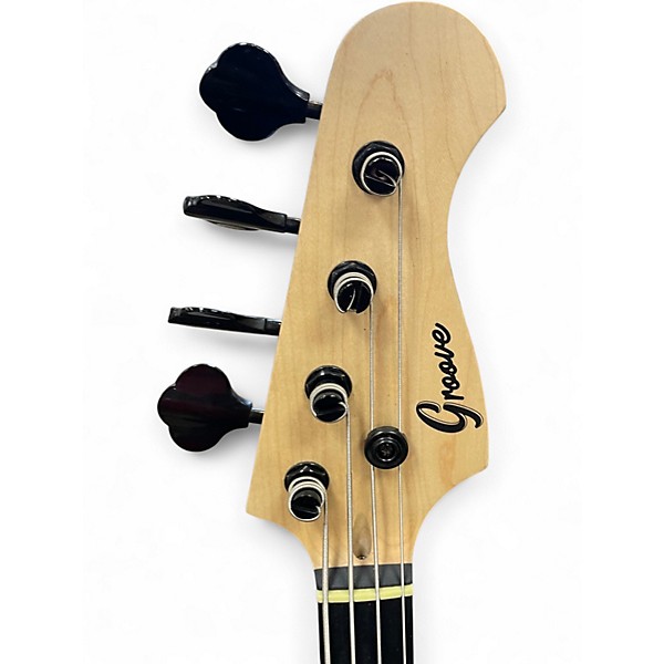 Used Groove PRECISION EMGX ACTIVE Shell Pink Electric Bass Guitar