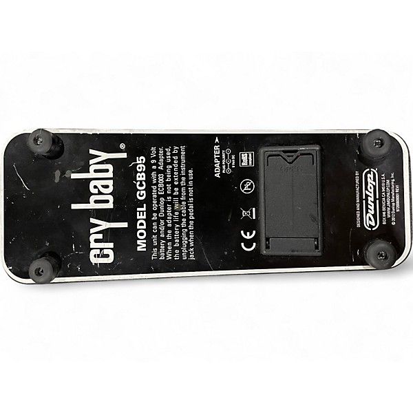 Used Dunlop GCB95 Original Crybaby Wah Effect Pedal