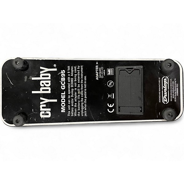 Used Dunlop GCB95 Original Crybaby Wah Effect Pedal