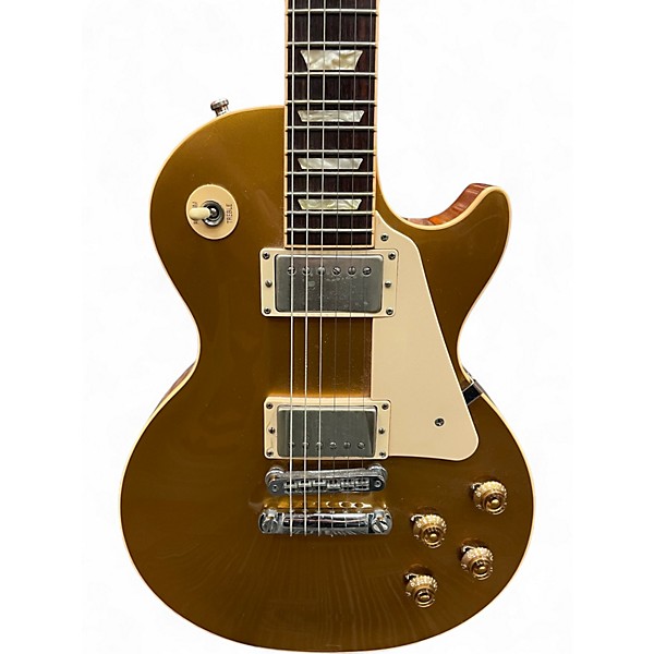 Used Gibson Les Paul Traditional Pro 1950S Neck Gold Top Solid Body Electric Guitar