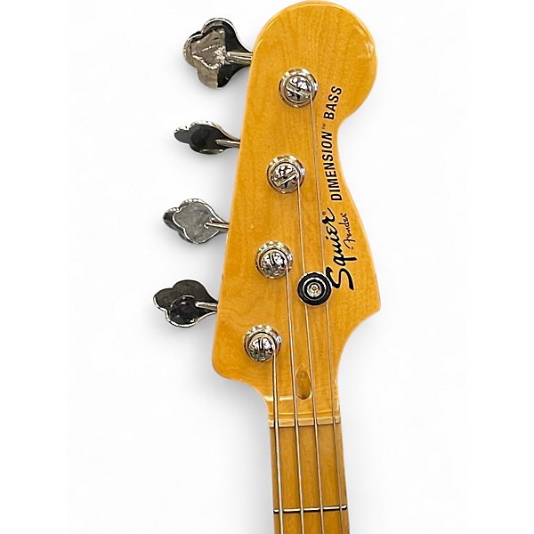 Used Squier Dimension Bass VI Cherry Electric Bass Guitar