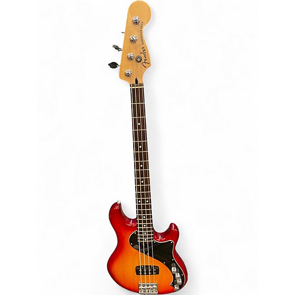 Used Fender Deluxe Dimension Bass IV 2 Color Sunburst Electric Bass Guitar