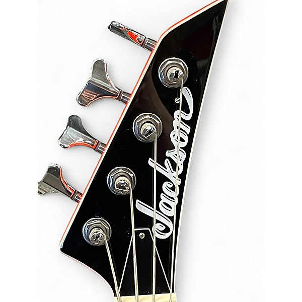 Used Jackson X Series Concert Bass IV Rocket Red Electric Bass Guitar