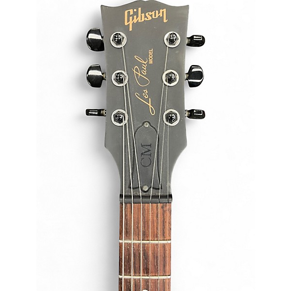 Used Gibson Les Paul CM 2015 Satin Black Solid Body Electric Guitar